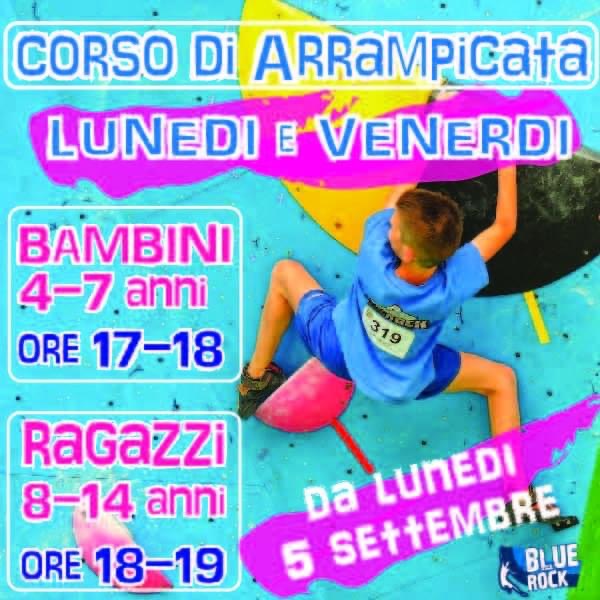 Corsi di arrampicata per bambini e ragazzi